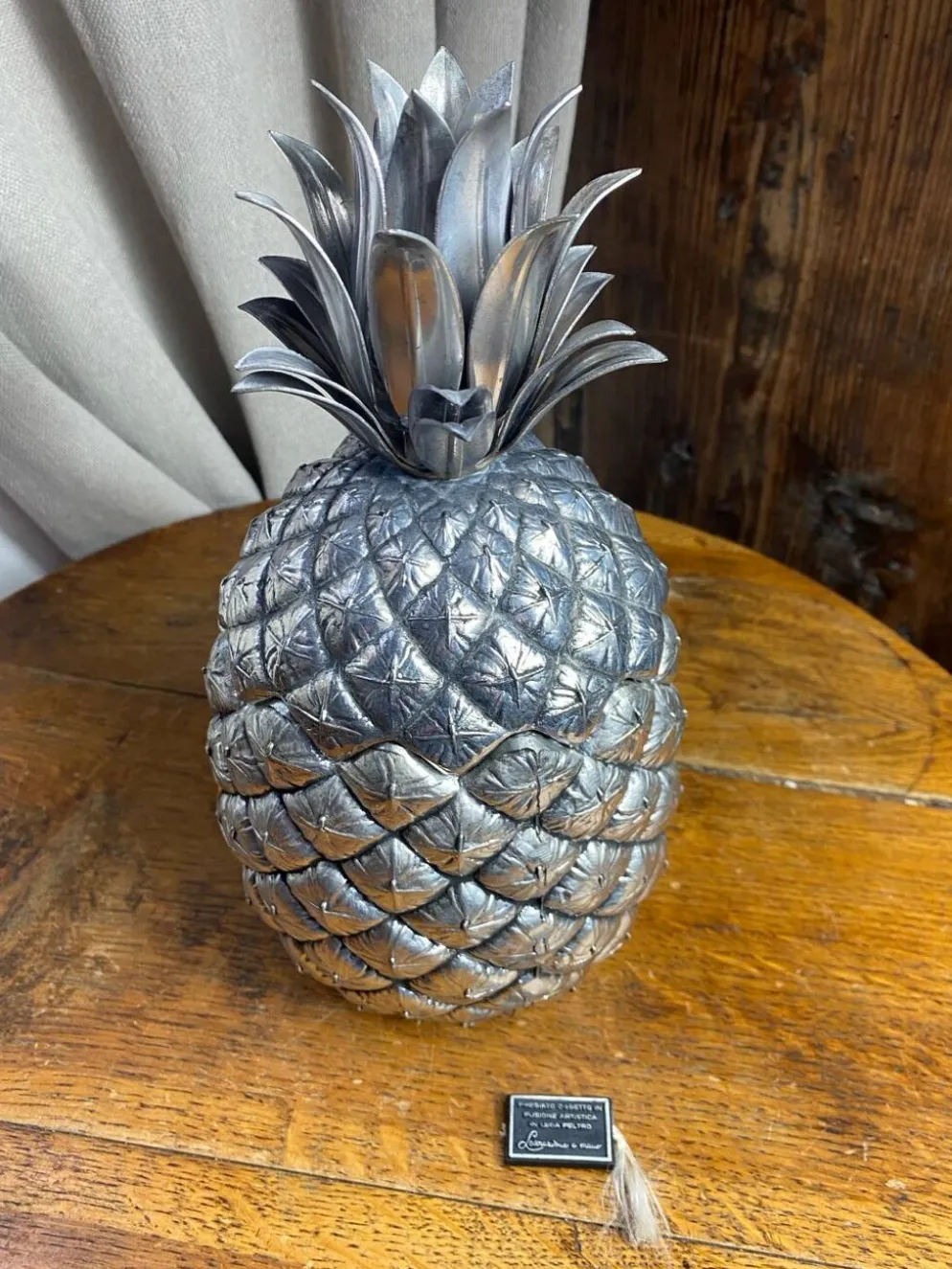 Seau à glace, forme ananas, par Mauro Manetti, 1960
