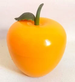Seau à glace forme orange Années 70 Hauteur 17 cm
