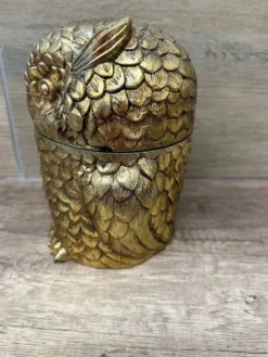 Seau à glace hibou par Mauro Manetti circa 1970