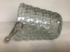 Seau à glace motifs géométriques triangles dans le verre