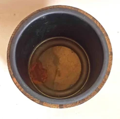 Seau à glace ou rafraîchisseur bouteille scandinave bois Hauteur 22,5 cm