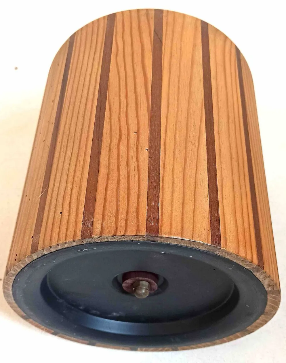 Seau à glace ou rafraîchisseur bouteille scandinave bois Hauteur 22,5 cm