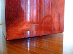 Seau à glace ou refroidisseur de bouteille avec des détails en laiton par Aldo Tura, Italie, années 1960.