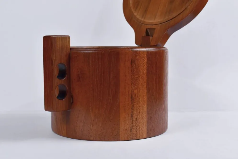 Seau à glace par Birgit Krogh pour Woodline. Années 1960.