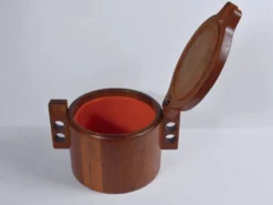 Seau à glace par Birgit Krogh pour Woodline. Années 1960.
