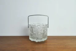 Seau à glace par Tapio Wirkkala pour Iittala, Finlande, années 1970.