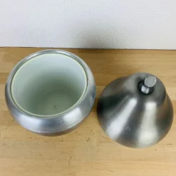 Seau à glace poire aluminium années 70