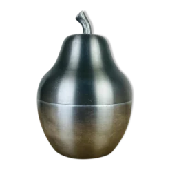 Seau à glace poire aluminium années 70