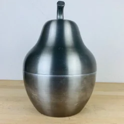 Seau à glace poire aluminium années 70