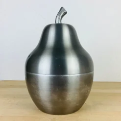 Seau à glace poire aluminium années 70