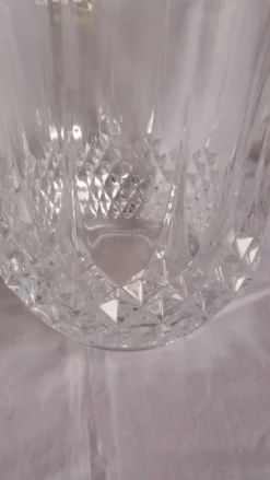 Seau à glace, rafraîchissoir à bouteille forme ananas en verre à facettes