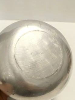Seau à glace / refroidisseur à vin en métal argenté par Ambrogio Pozzi pour Padova Argenti