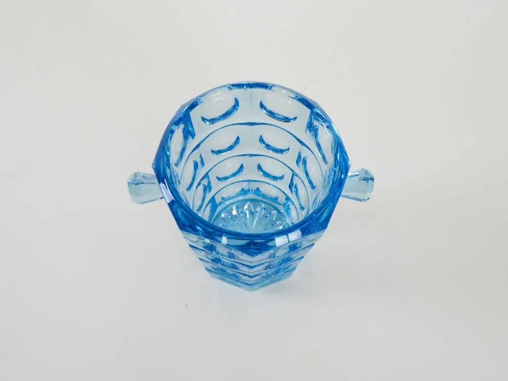 Seau à glace Rosice, design tchèque, années 1950, fabricant : Sklo Union, designer :