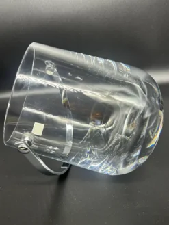 Seau à glace scandinave en cristal 1970