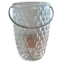 Seau à glace verre vintage