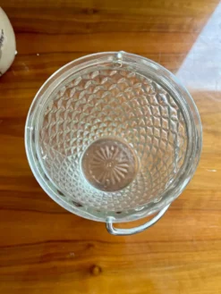Seau à glace verre vintage