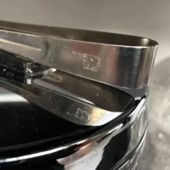 Seau à glace vintage en acier inoxydable avec couvercle et pinces, Japon