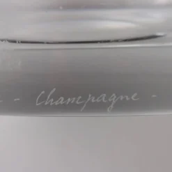Seau à glace vintage en cristal Daum France 1950s