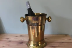 Seau à glace vintage en laiton