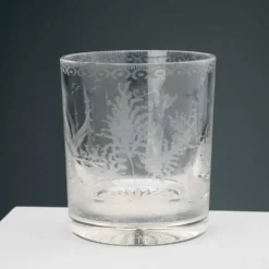 Seau à glace vintage Val Saint Lambert en cristal, Belgique, années 1930-40