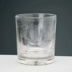 Seau à glace vintage Val Saint Lambert en cristal, Belgique, années 1930-40