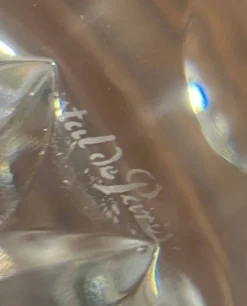 Seau à glaçon "Cristal de Paris" + cuillère multiples poinçons