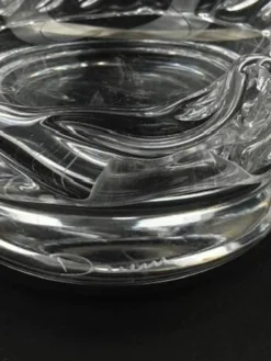 Seau à glaçons Daum France modèle Sorcy en cristal clair