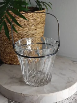Seau à glaçons en cristal