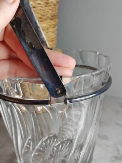Seau à glaçons en cristal