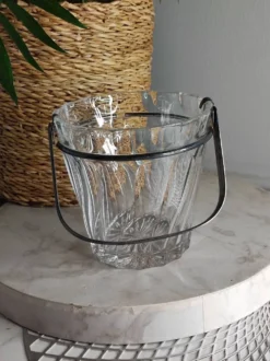 Seau à glaçons en cristal