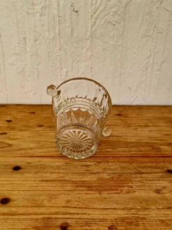 Seau à glaçons en verre vintage