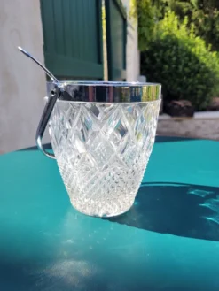 Seau à glaçons et sa pince