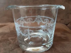 Seau à glaçons. Verre