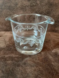 Seau à glaçons. Verre