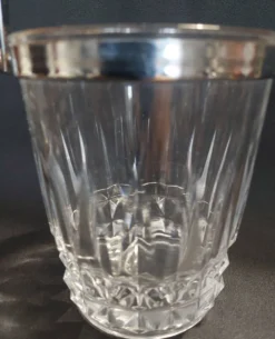 Seau à glaçons vintage en cristal d'Arques