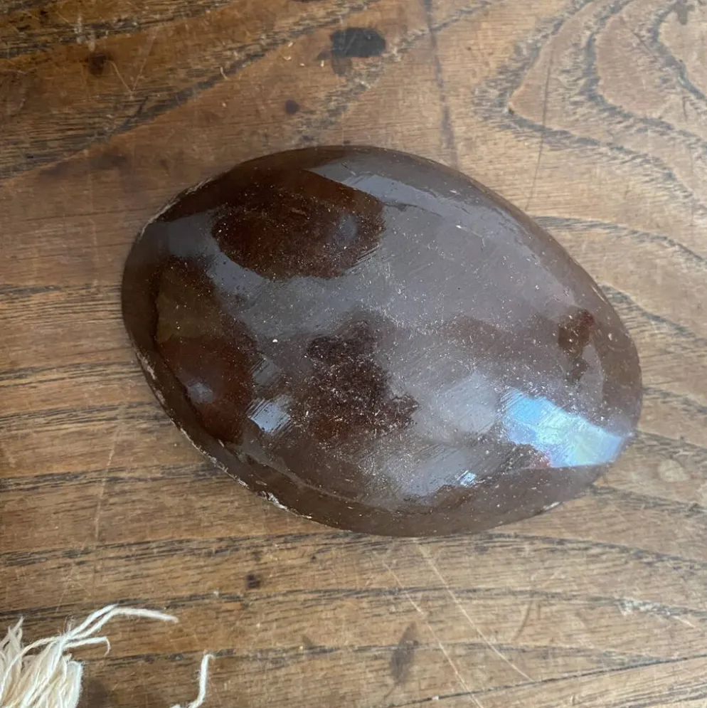 Seau à glaçons vintage en noix de coco marquetée
