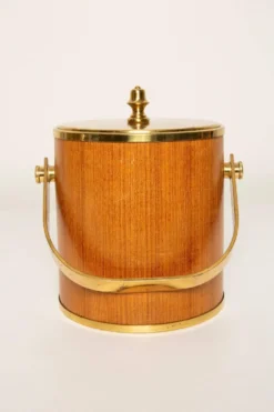 Seau à glaçons vintage milieu du siècle, années 1960