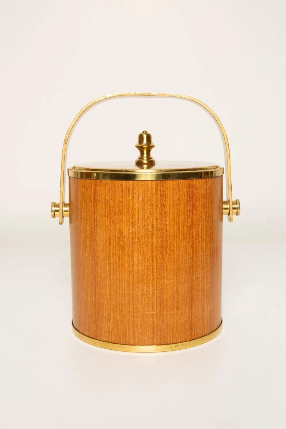 Seau à glaçons vintage milieu du siècle, années 1960