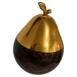 Seau à glaçons vintage poire luxium – écaille de tortue & doré – année