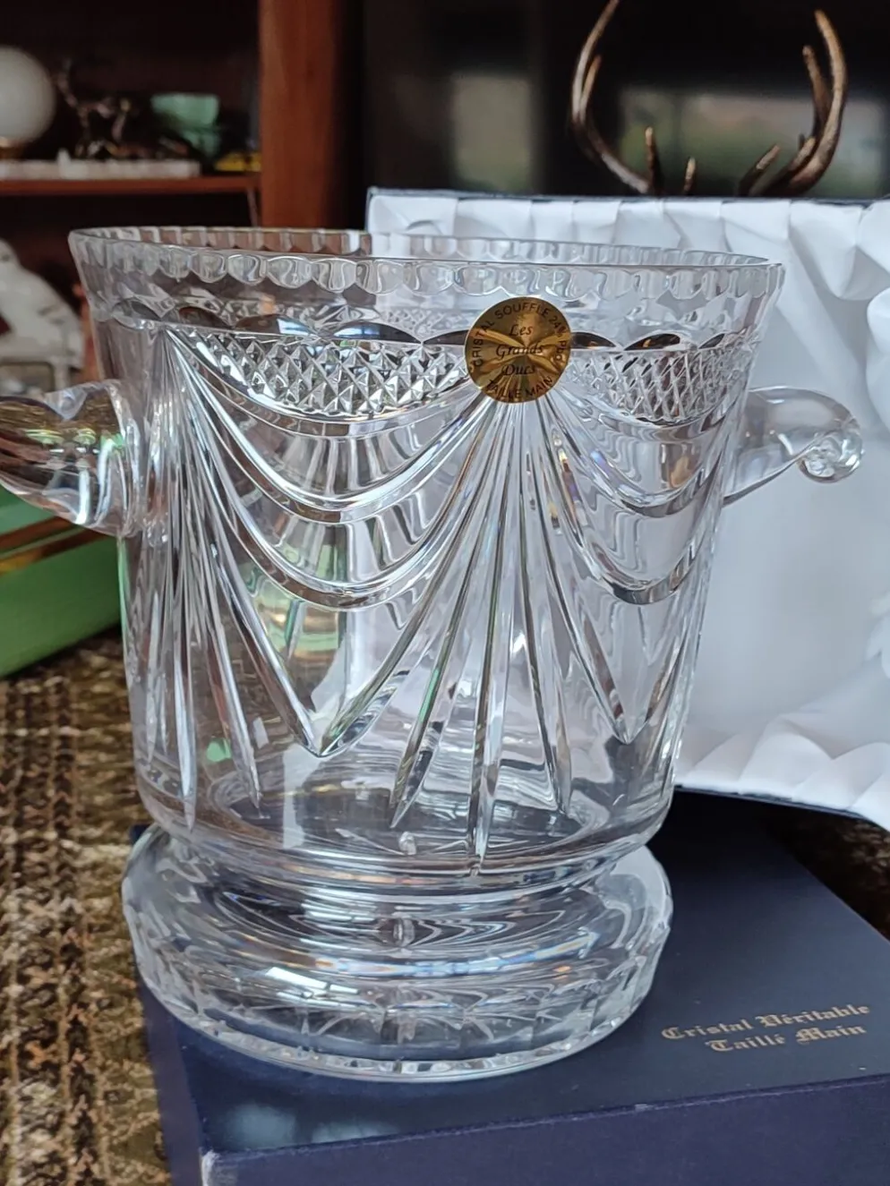 Seau à rafraîchir en cristal