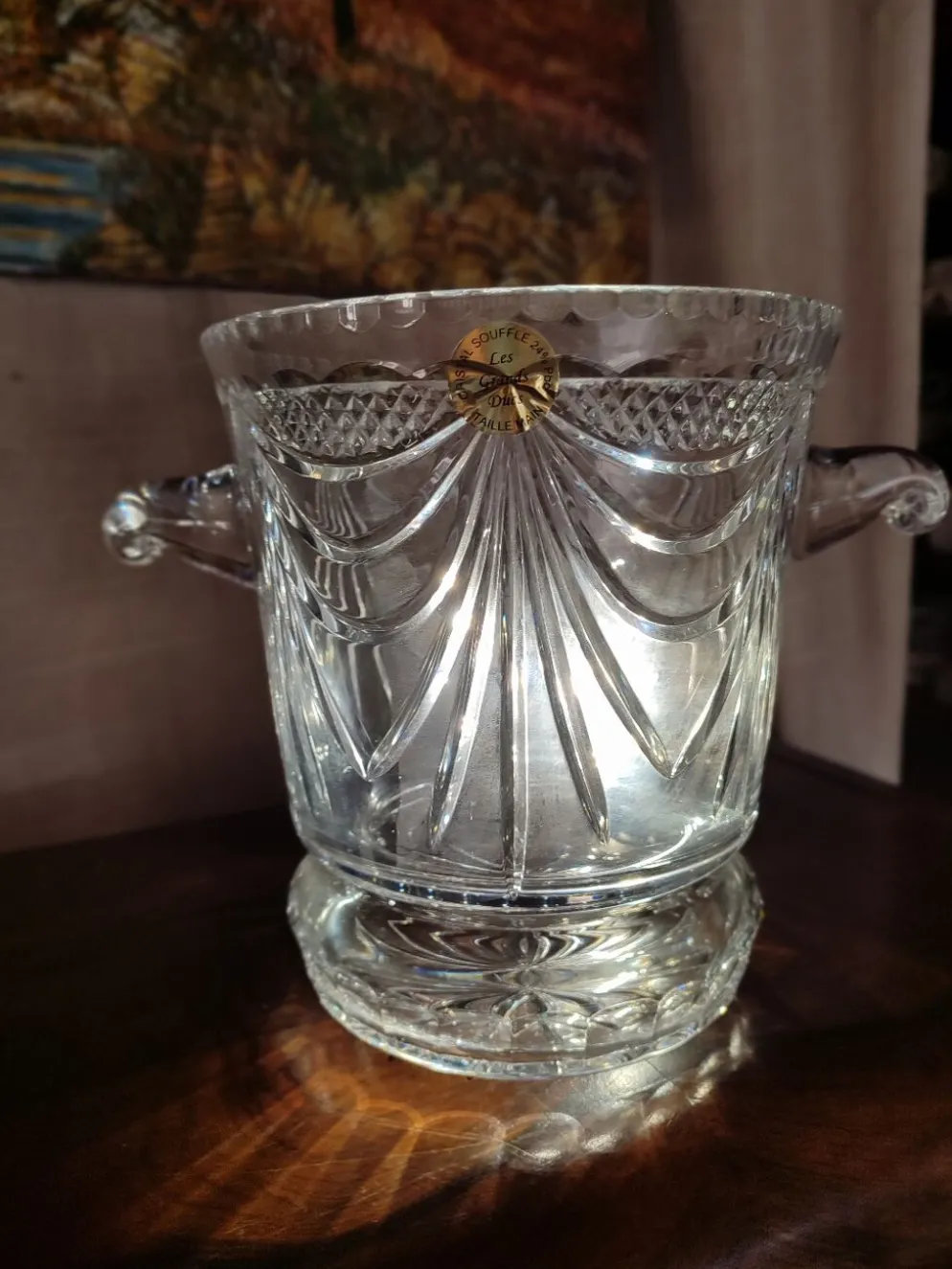 Seau à rafraîchir en cristal