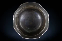 Seau à rafraîchir en métal argenté à appliques néoclassiques, fin XIXe