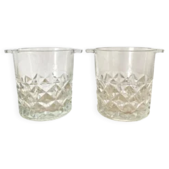 Seaux à glaçons en verre