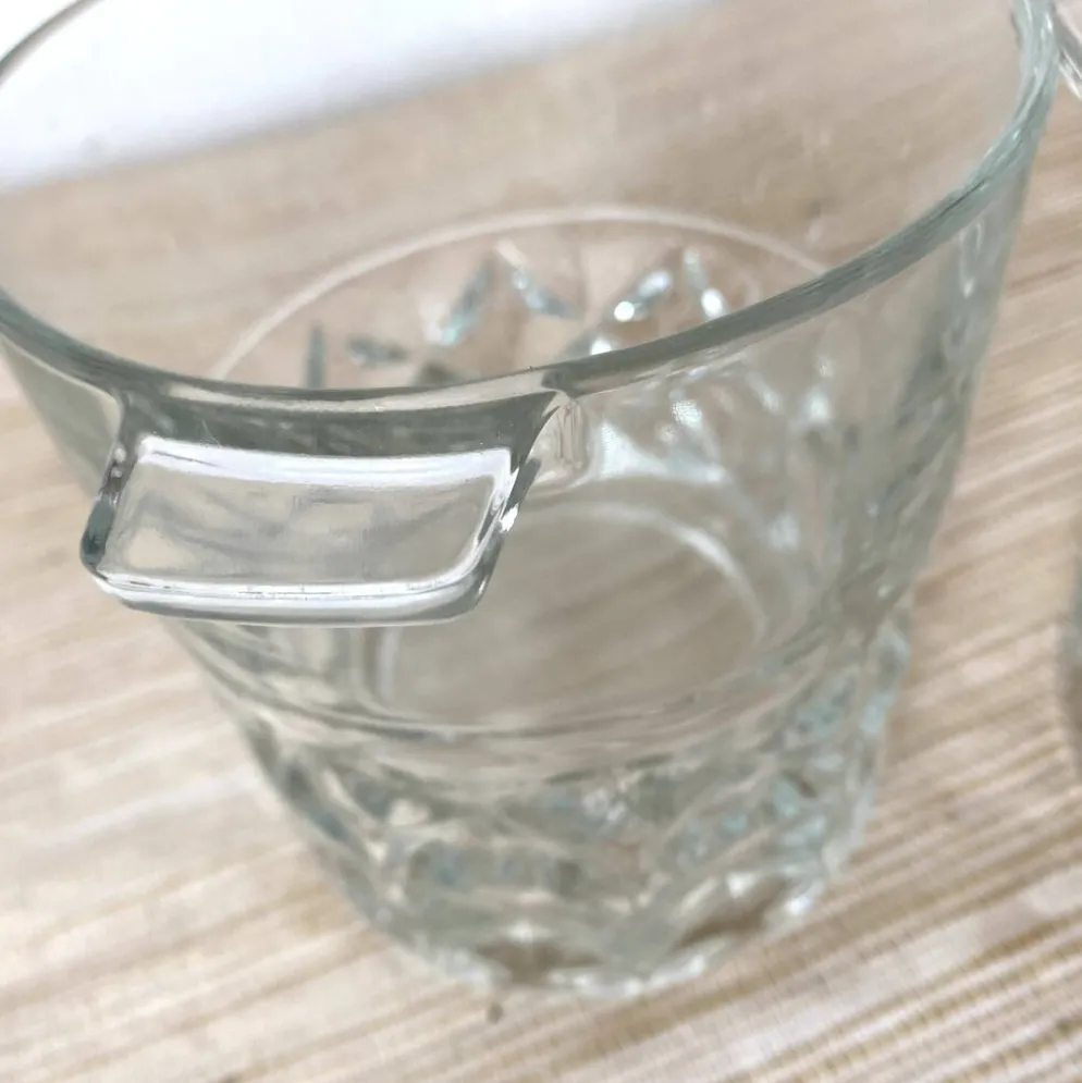 Seaux à glaçons en verre