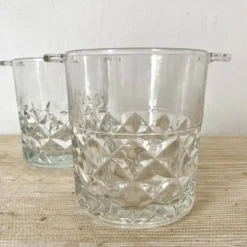 Seaux à glaçons en verre