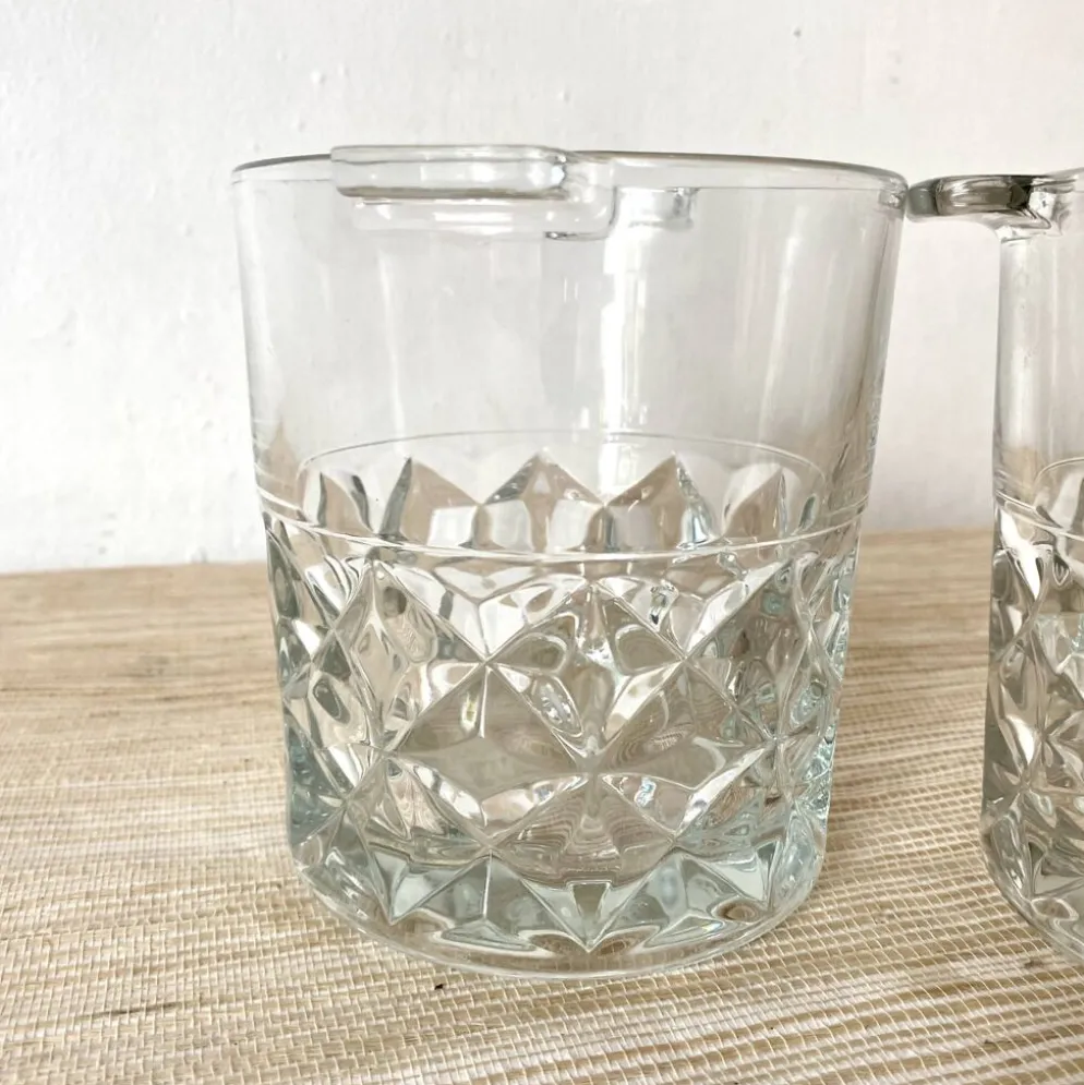 Seaux à glaçons en verre