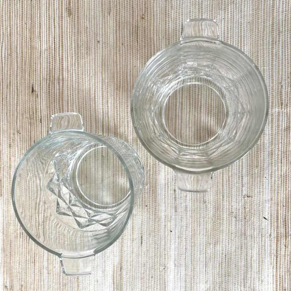Seaux à glaçons en verre