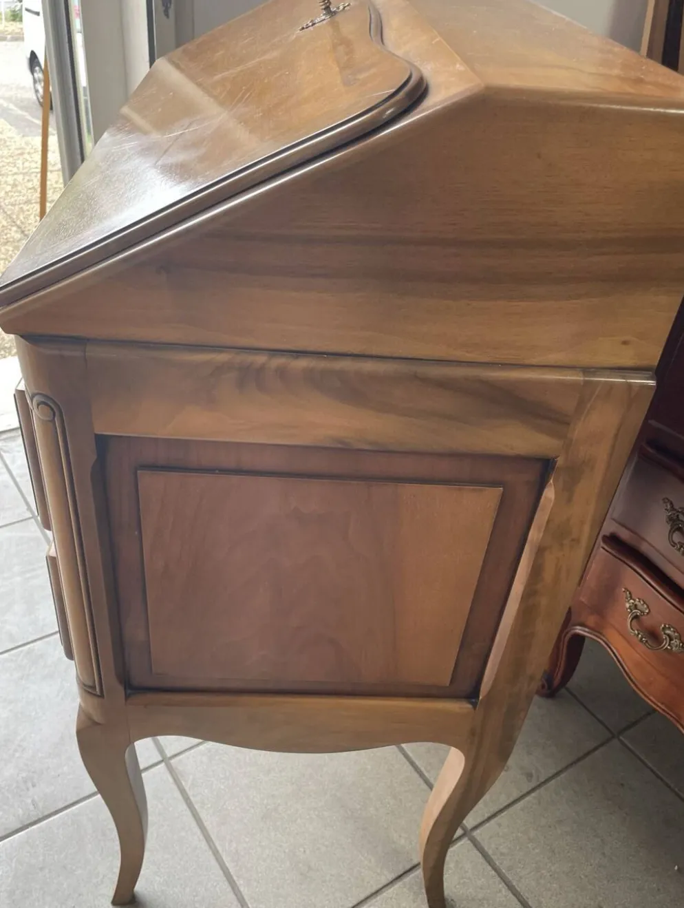 Secretaire en bois, style, Louis XV.
