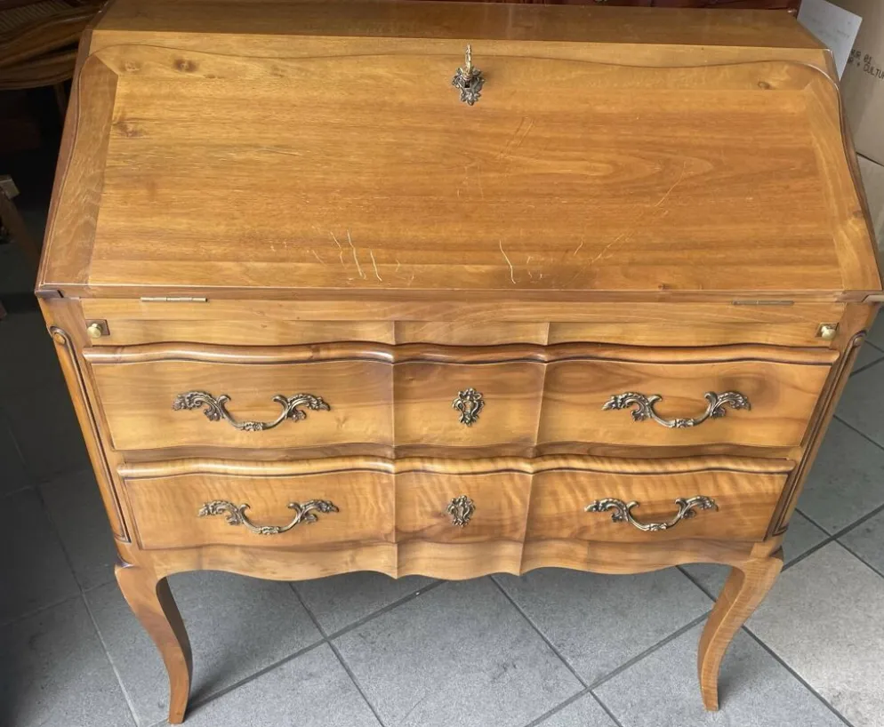 Secretaire en bois, style, Louis XV.