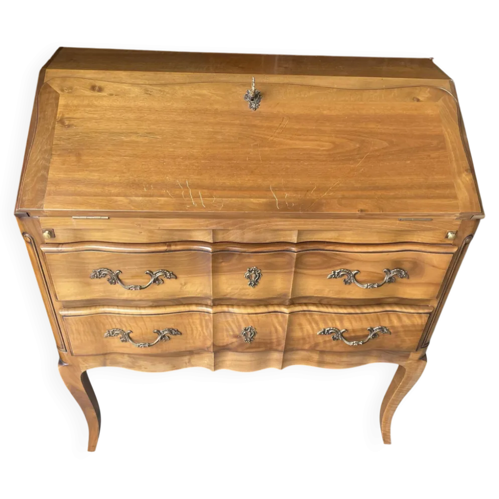 Secretaire en bois, style, Louis XV.